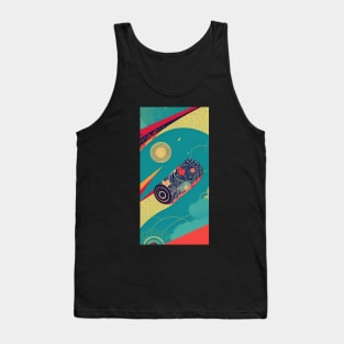 Surfboard on the Waves Tank Top